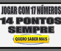Fechamento de 17 Dezenas Na Lotofacil