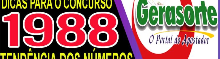 LOTOFACIL 1988 DICAS E ANALISE