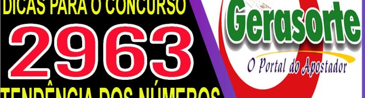 Dicas para Lotofacil 2963 – 25/11/2023