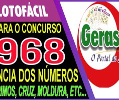 LOTOFACIL 2968 DICAS E ANALISE