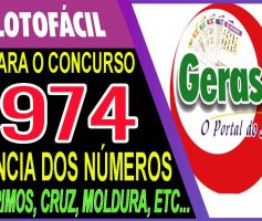 LOTOFACIL 2974 DICAS E ANALISE – CICLO: 07-15-22-23