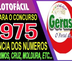LOTOFACIL 2975 DICAS E ANALISE – CANAL GERASORTE