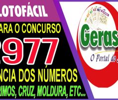 LOTOFACIL 2977 DICAS E ANALISE – CANAL GERASORTE