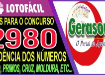 LOTOFACIL 2980 DICAS E ANALISE – FINAL ZERO – VAMOS PRA CIMA