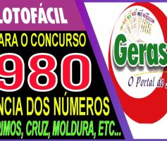 LOTOFACIL 2980 DICAS E ANALISE – FINAL ZERO – VAMOS PRA CIMA