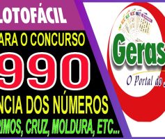 LOTOFACIL 2990 DICAS E ANALISE – CANAL GERASORTE