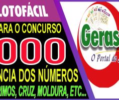 LOTOFACIL 3000 DICAS E ANALISE – CANAL GERASORTE