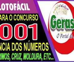 LOTOFACIL 3001 DICAS E ANALISE – CANAL GERASORTE