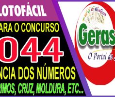LOTOFACIL 3044 DICAS E ANALISE – CANAL GERASORTE