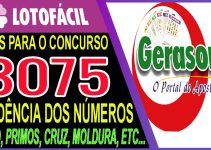LOTOFACIL 3075 DICAS E ANALISE – CANAL GERASORTE