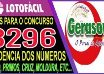 LOTOFACIL 3296 DICAS E ANALISE – CANAL GERASORTE