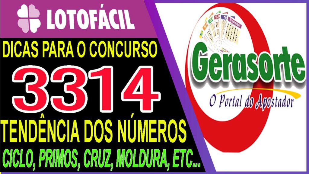 Dicas para LOTOFACIL 3314