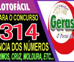 LOTOFACIL 3314 DICAS E ANALISE – CANAL GERASORTE