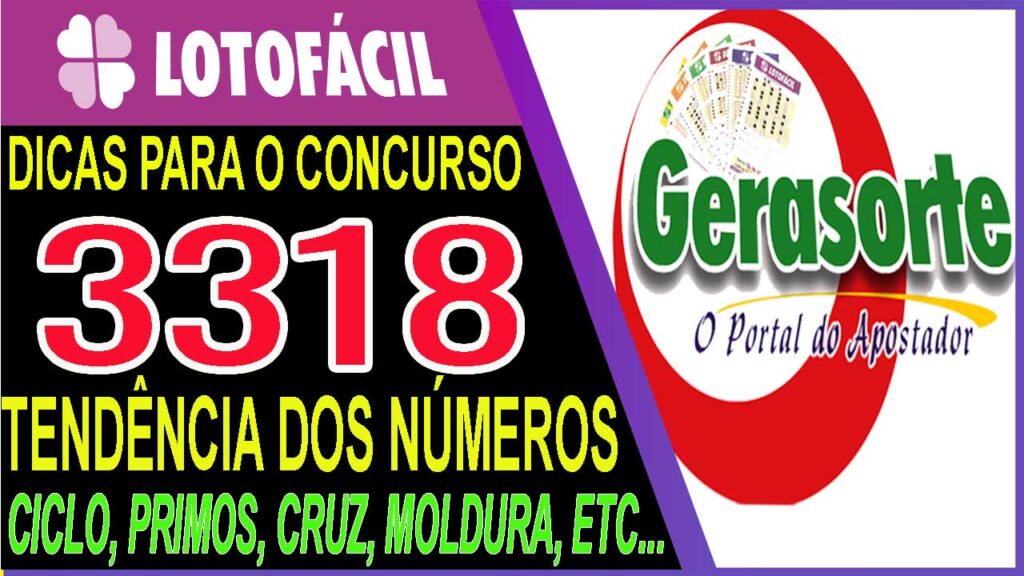 Dicas para LOTOFACIL 3318