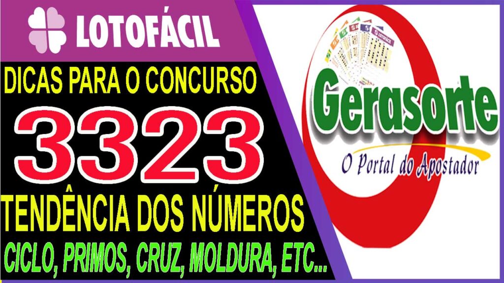 Dicas para LOTOFACIL 3323