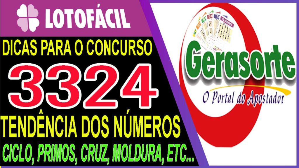 Dicas para LOTOFACIL 3324