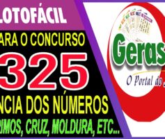LOTOFACIL 3325 DICAS E ANALISE – CANAL GERASORTE