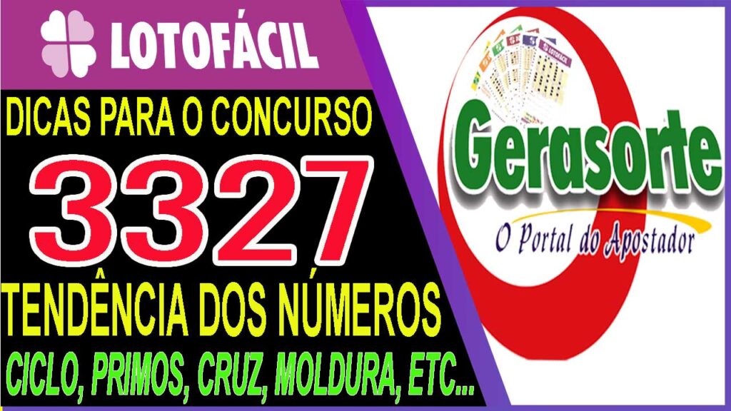 Dicas para LOTOFACIL 3327