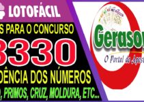 LOTOFACIL 3330 DICAS E ANALISE – CANAL GERASORTE