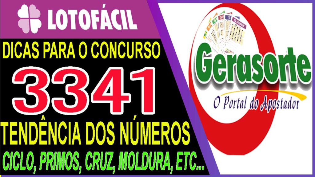 Dicas para LOTOFACIL 3341