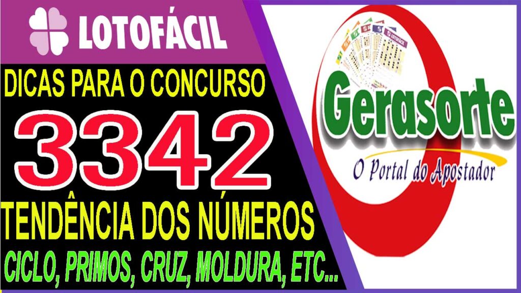 Dicas para LOTOFACIL 3342
