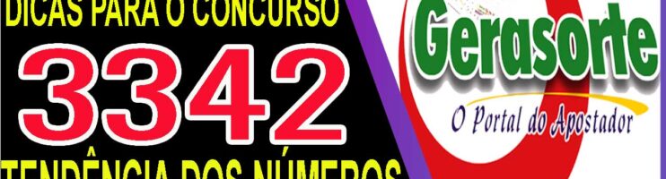 LOTOFACIL 3342 DICAS E ANALISE – CANAL GERASORTE
