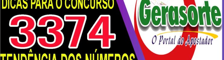 LOTOFACIL 3374 DICAS E ANALISE – CANAL GERASORTE
