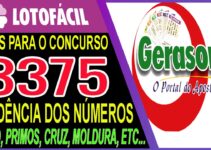 LOTOFACIL 3375 DICAS E ANALISE – CANAL GERASORTE