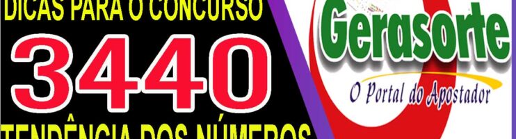 LOTOFACIL 3440 DICAS E ANALISE – CANAL GERASORTE
