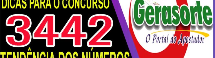 LOTOFACIL 3442 DICAS E ANALISE – CANAL GERASORTE