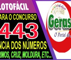 LOTOFACIL 3443 DICAS E ANALISE – CANAL GERASORTE