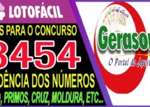 LOTOFACIL 3454 DICAS E ANALISE – CANAL GERASORTE