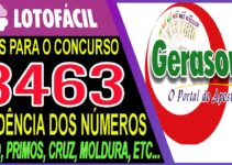 LOTOFACIL 3463 DICAS E ANALISE – CANAL GERASORTE