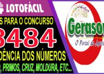 LOTOFACIL 3484 DICAS E ANALISE – CANAL GERASORTE