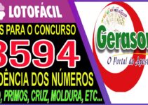 LOTOFACIL 3594 DICAS E ANALISE – CANAL GERASORTE
