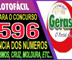 LOTOFACIL 3596 DICAS E ANALISE – CANAL GERASORTE