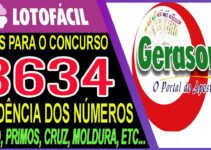 LOTOFACIL 3634 DICAS E ANALISE – CANAL GERASORTE