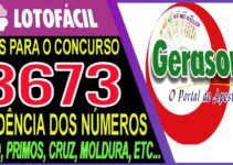 LOTOFACIL 3673 DICAS E ANALISE – CANAL GERASORTE