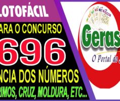 LOTOFACIL 3696 DICAS E ANALISE – CANAL GERASORTE