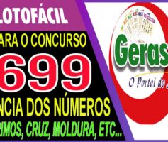 LOTOFACIL 3699 DICAS E ANALISE – CANAL GERASORTE