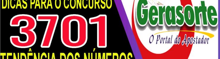 LOTOFACIL 3701 DICAS E ANALISE – CANAL GERASORTE