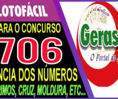 LOTOFACIL 3706 DICAS E ANALISE – CANAL GERASORTE