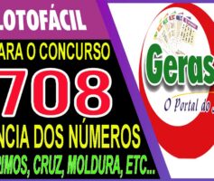 LOTOFACIL 3708 DICAS E ANALISE – CANAL GERASORTE