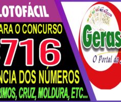 LOTOFACIL 3716 DICAS E ANALISE – CANAL GERASORTE