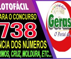 LOTOFACIL 3738 DICAS E ANALISE – CANAL GERASORTE