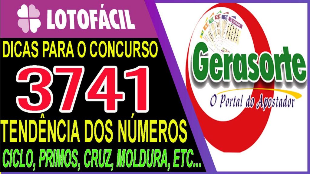 Dicas para LOTOFACIL 3741
