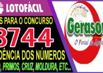 LOTOFACIL 3744 DICAS E ANALISE – CANAL GERASORTE
