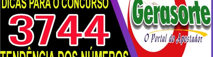 LOTOFACIL 3744 DICAS E ANALISE – CANAL GERASORTE