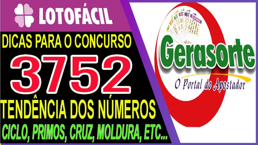 Dicas para LOTOFACIL 3752