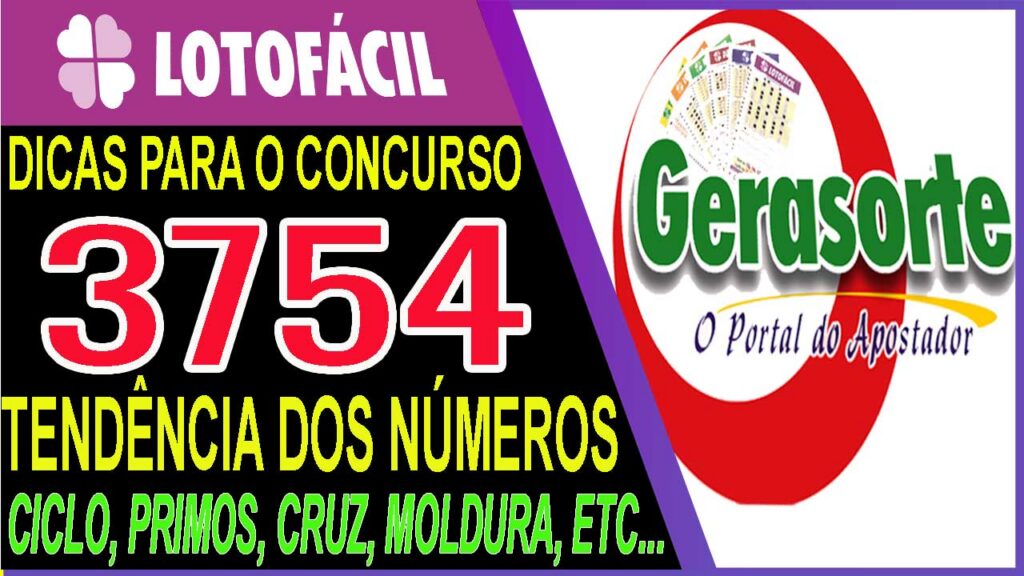 Dicas para LOTOFACIL 3754